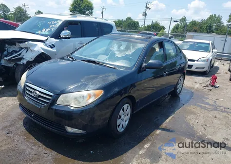 2008 Hyundai Elantra Gls/Se from USA, damaged, VIN KMHDU46D18U495736